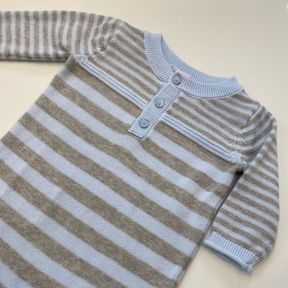 Baby Boy Janie & Jack Knit One Piece, Size 0-3M - Picture 2 of 9